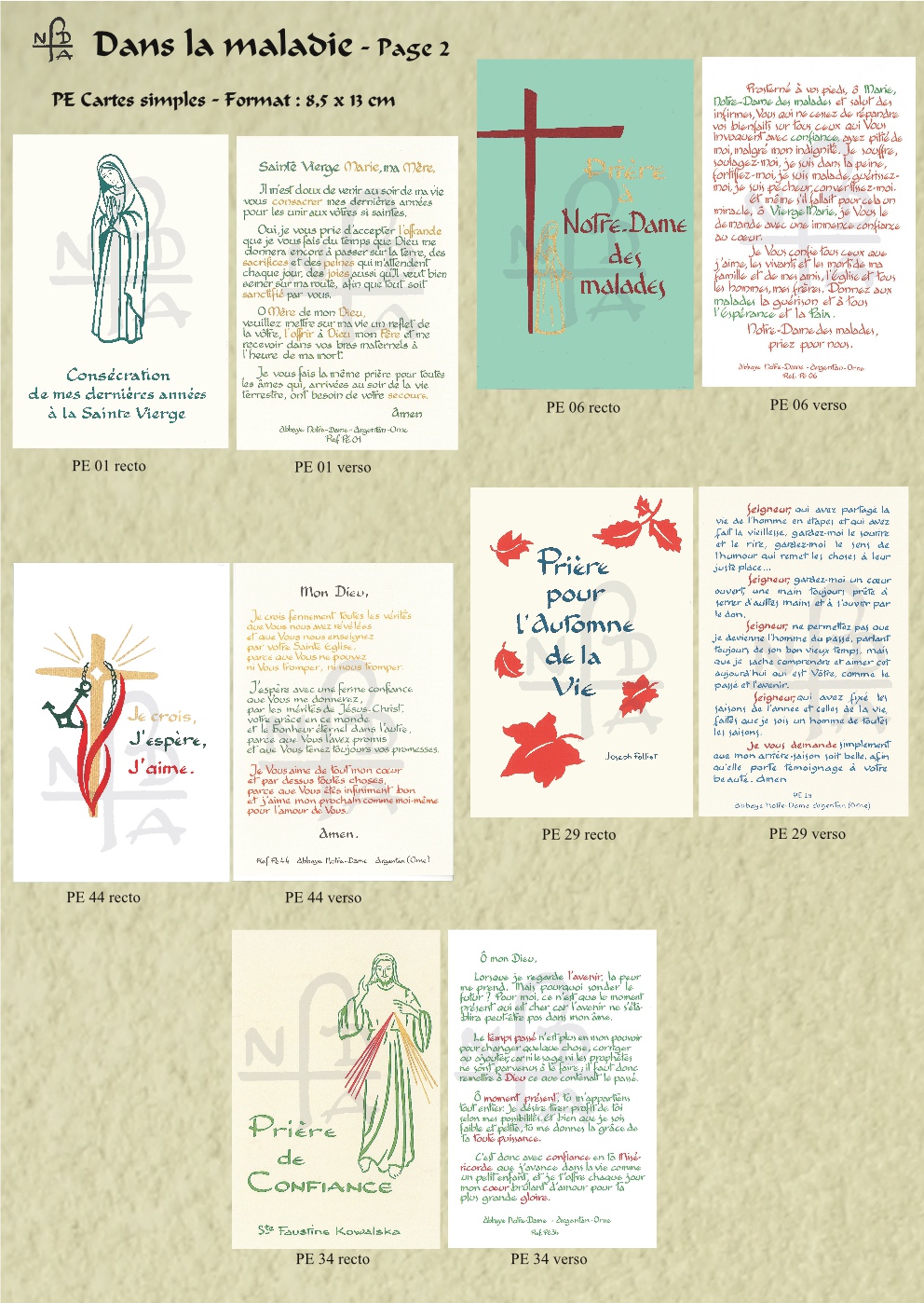 Abbaye Argentan Dans la maladie page 2